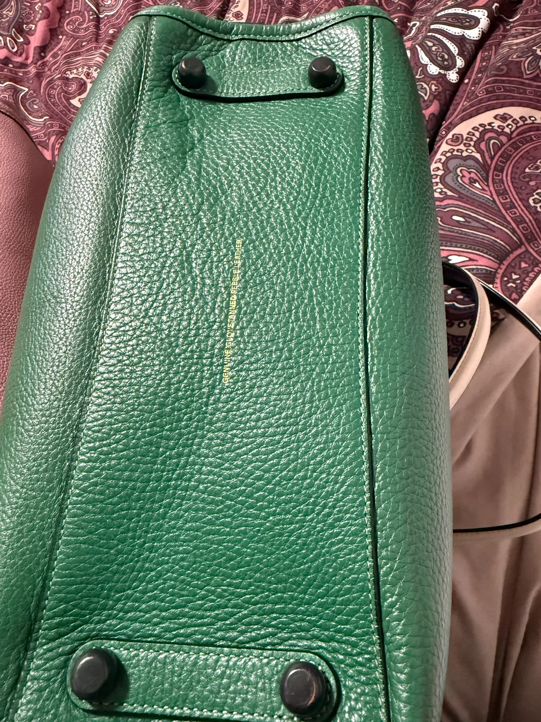 Coach Rogue Bag in Green Pebble Leather - photo 3