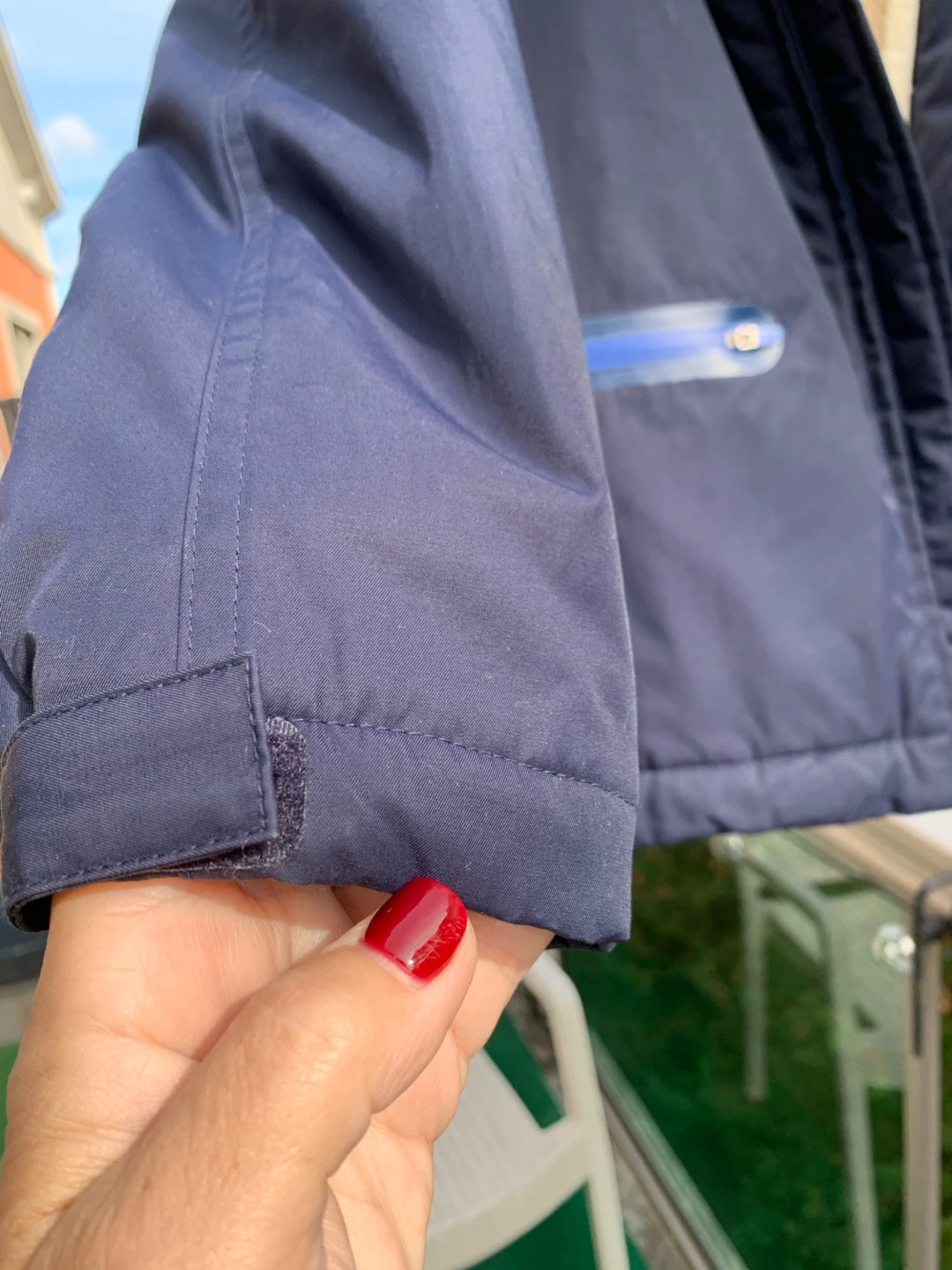 Boys Lacoste Navy Hooded Jacket - photo 4