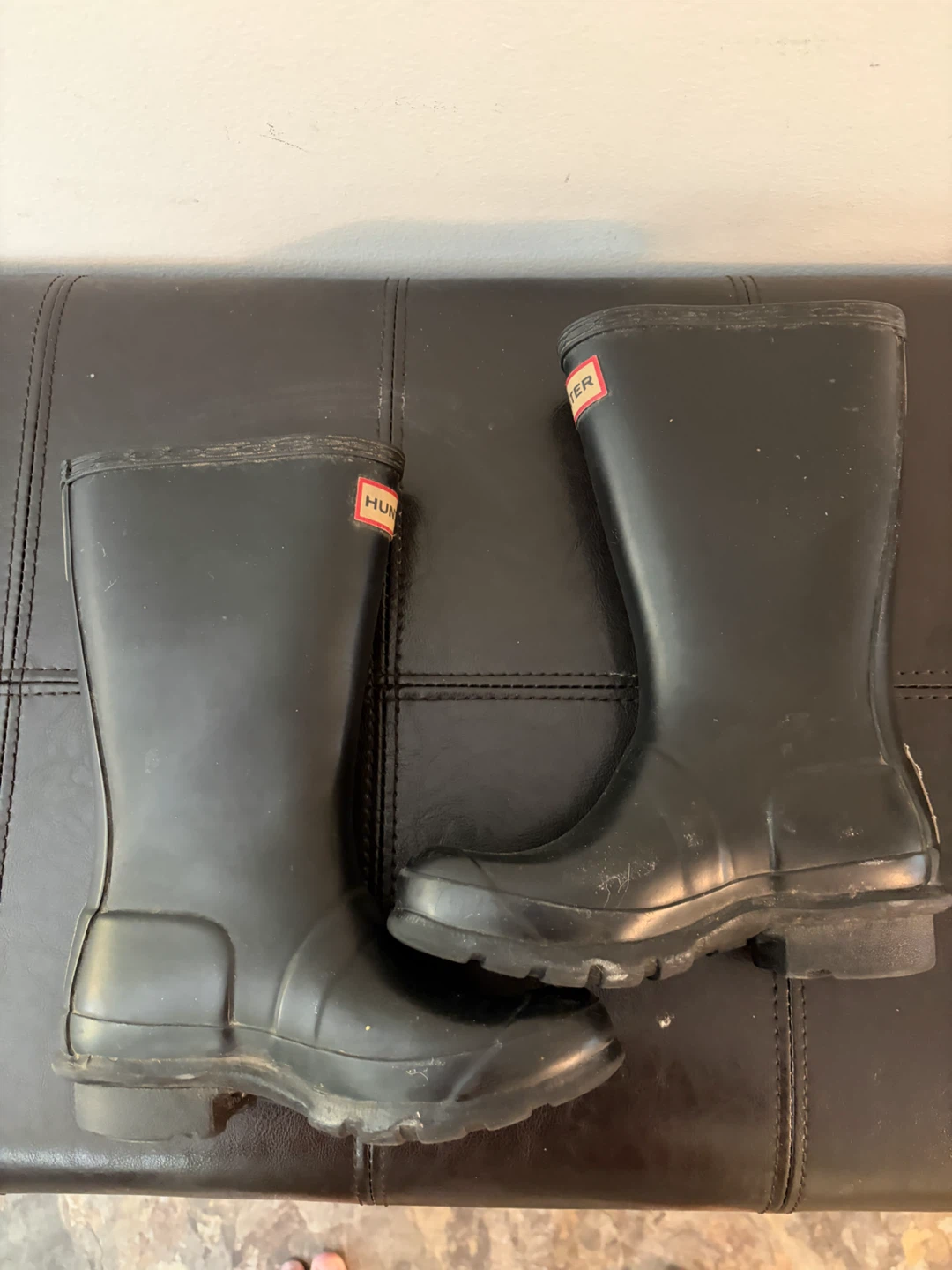 Black Hunter Rain Boots kids size 13