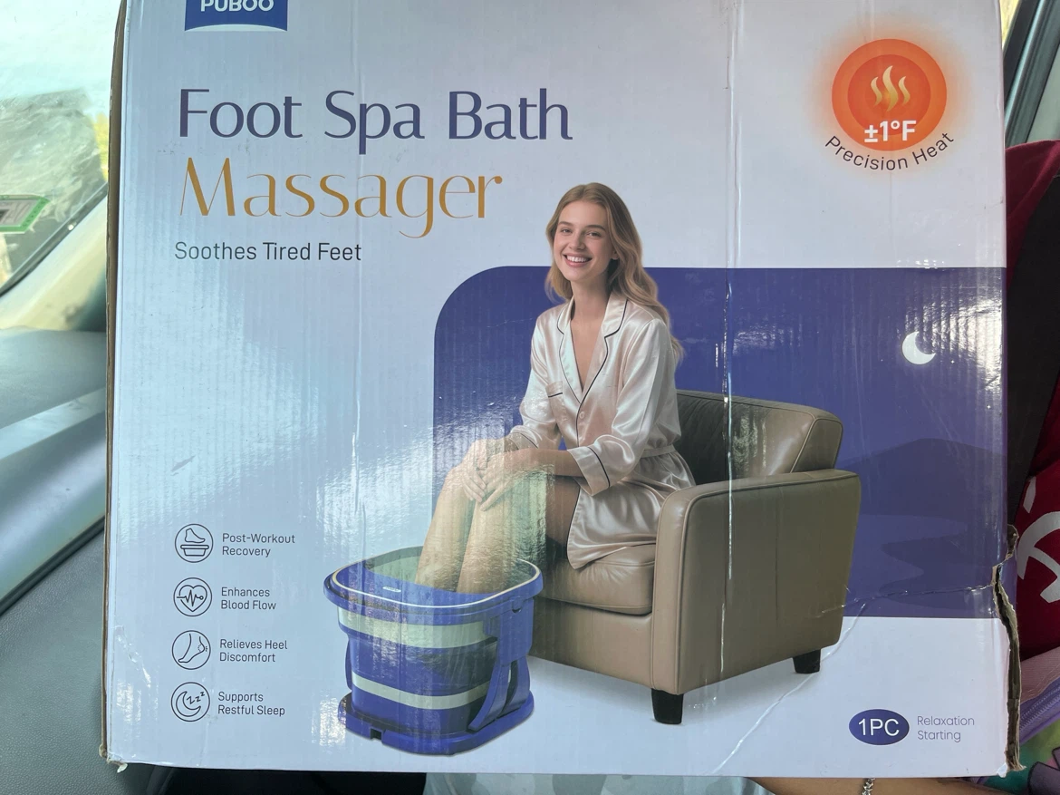 PUBOO Foot Spa Bath Massager
