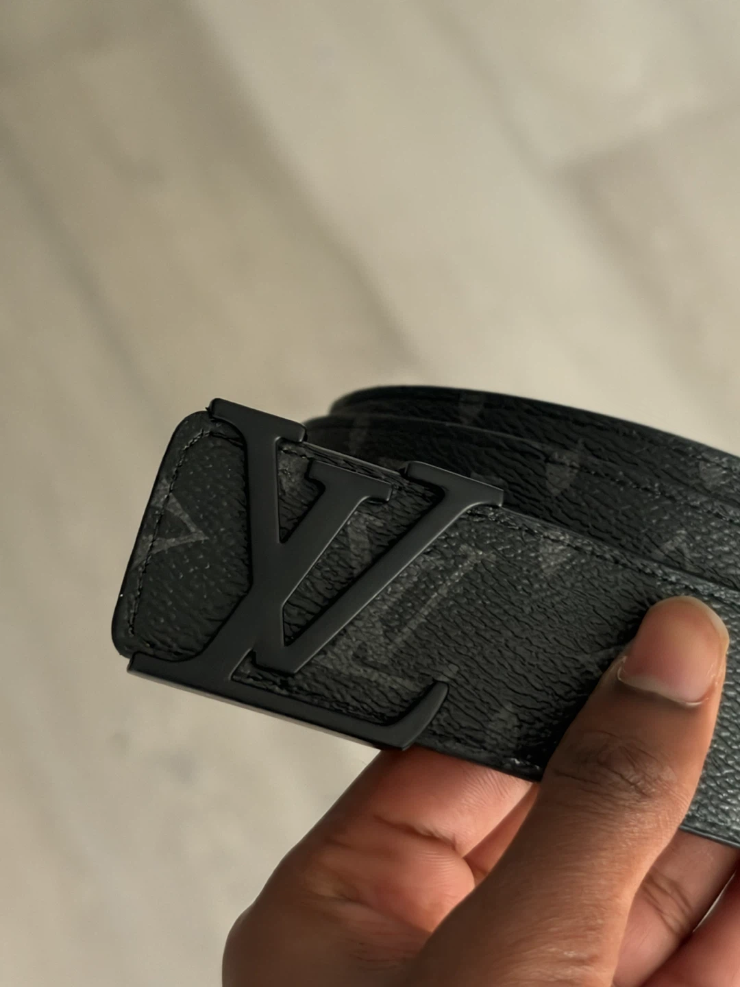 Louis Vuitton Monogram Eclipse Belt