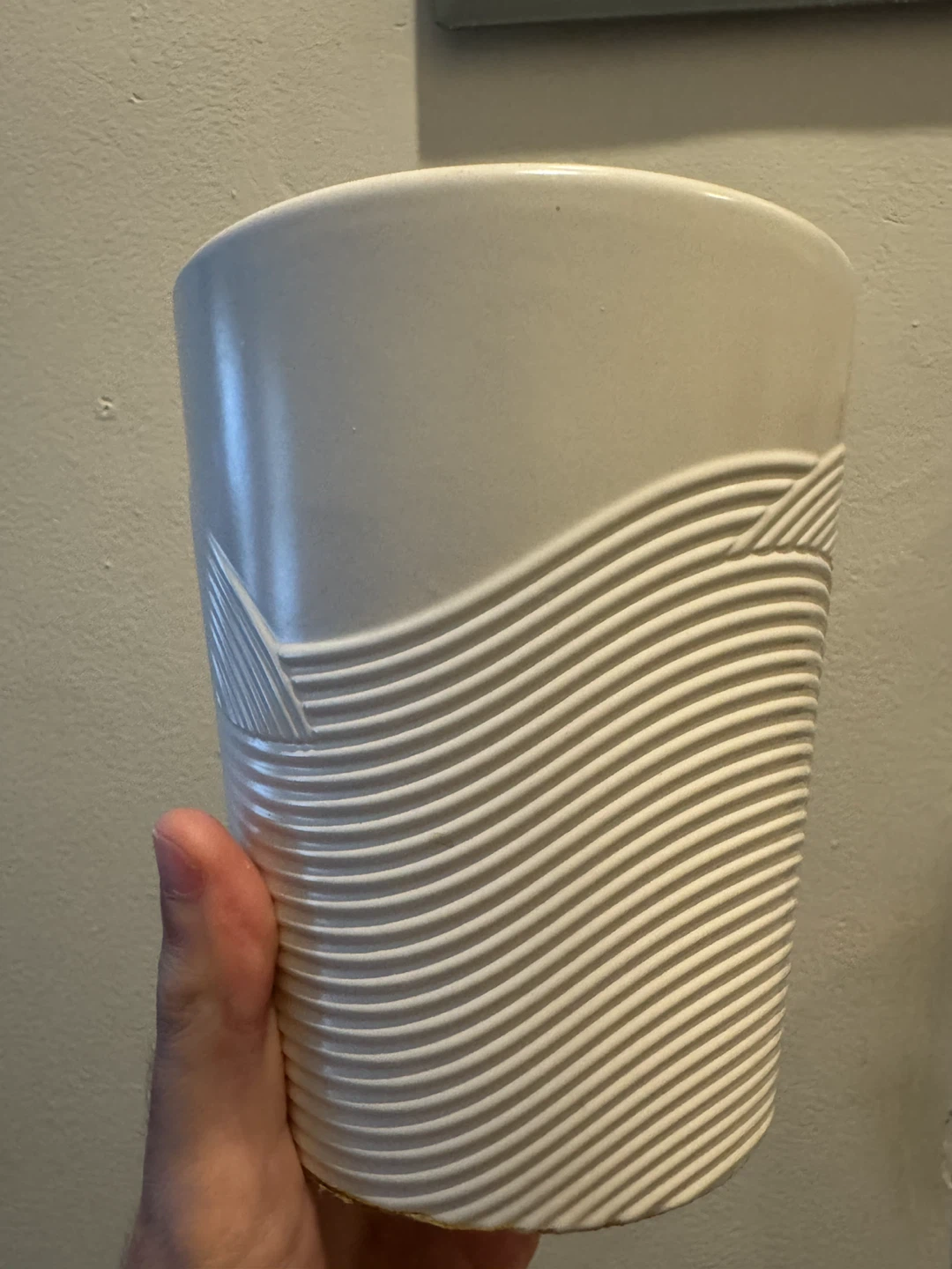 West Elm Textured Ceramic Vase