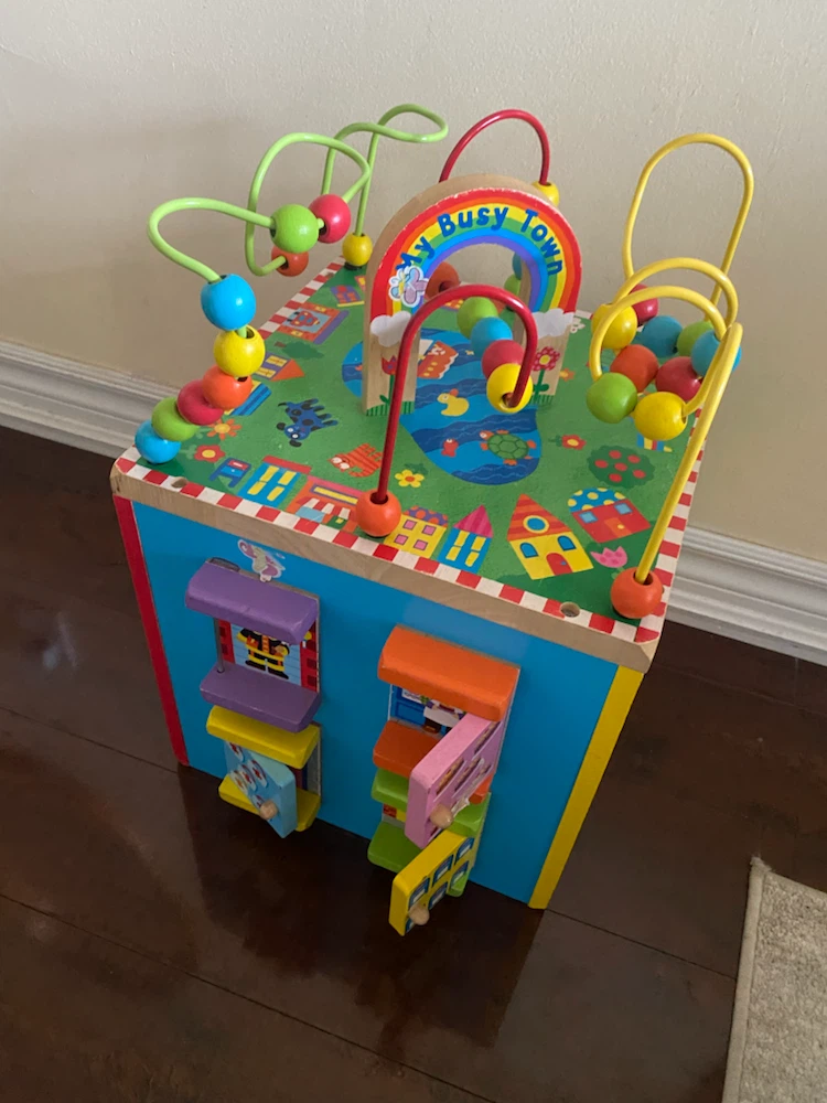 Alex Toys My Busy Town Wooden Activity Cube