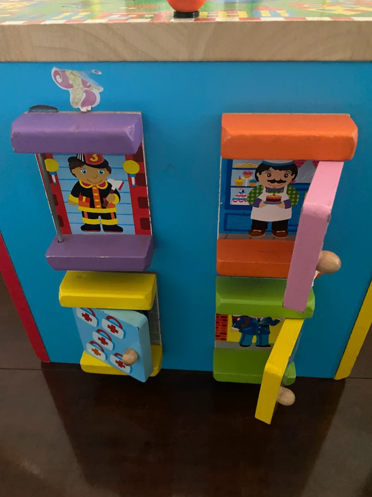 Alex Toys My Busy Town Wooden Activity Cube - photo 2