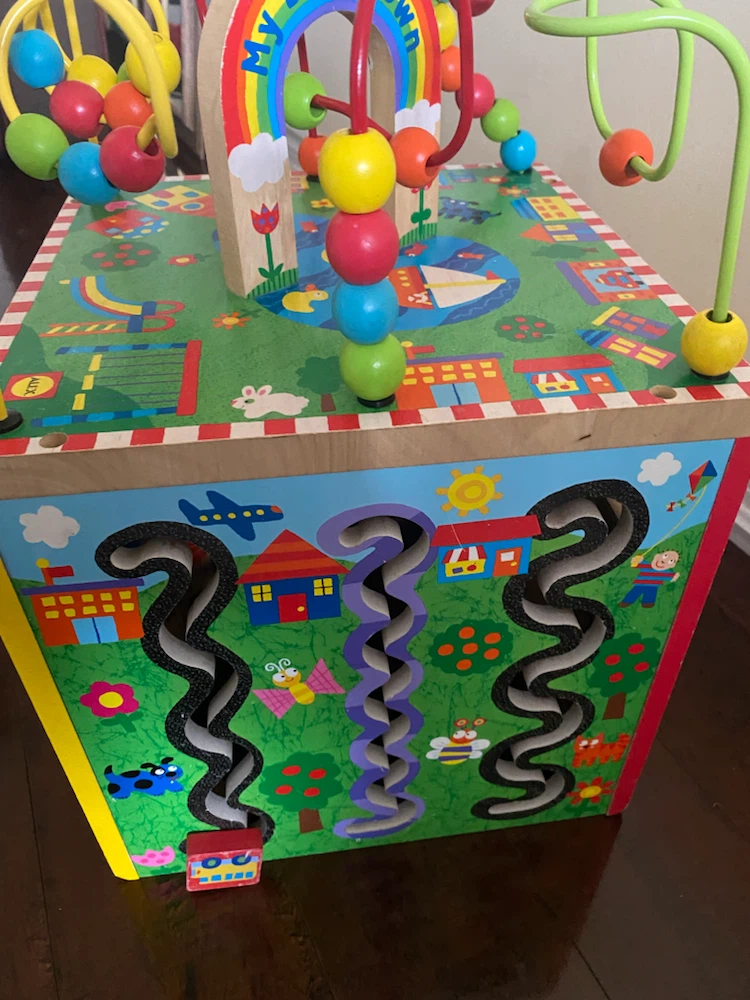 Alex Toys My Busy Town Wooden Activity Cube - photo 3