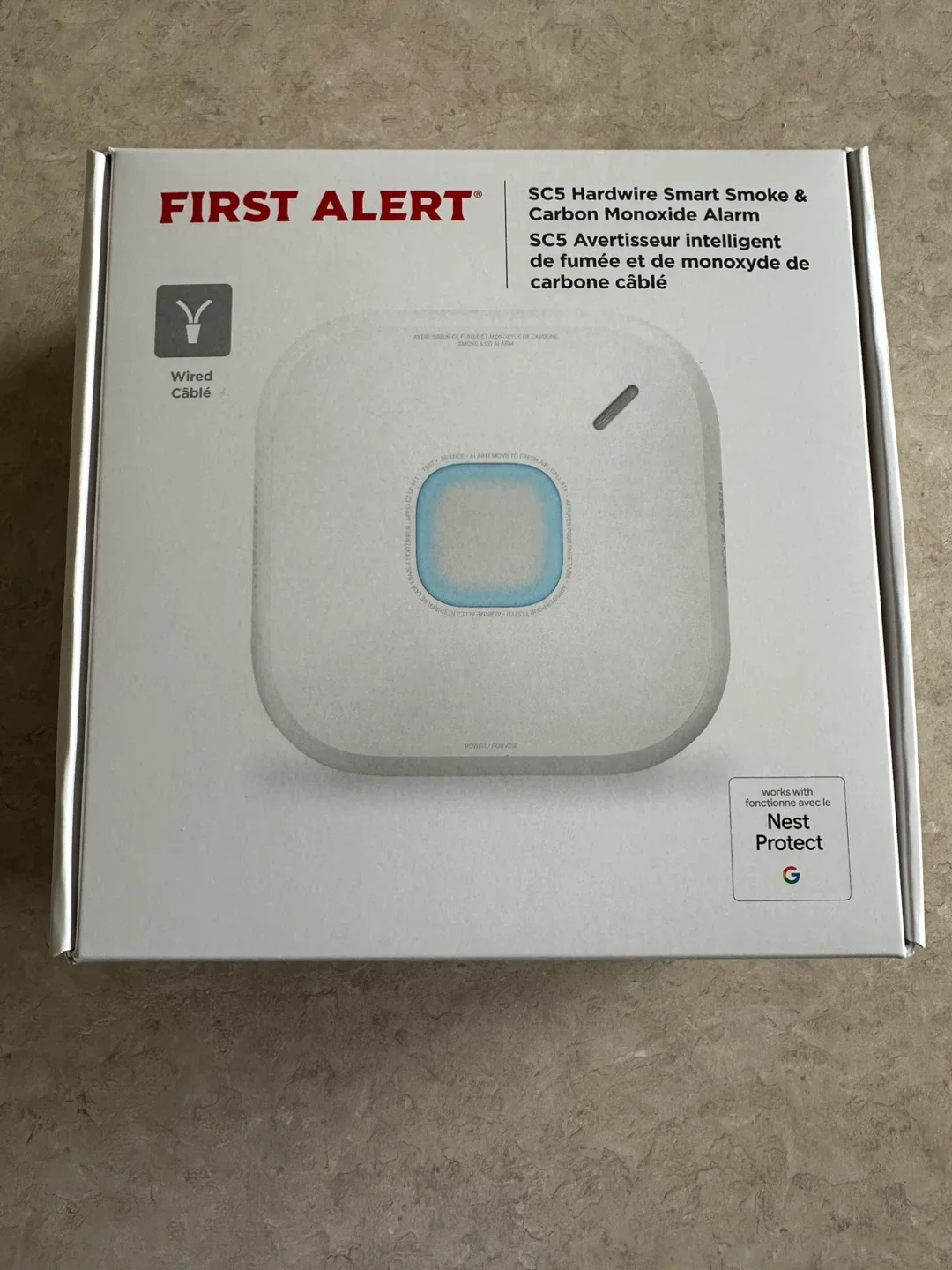 First Alert SC5 Hardwire Smart Smoke & Carbon Monoxide Alarm