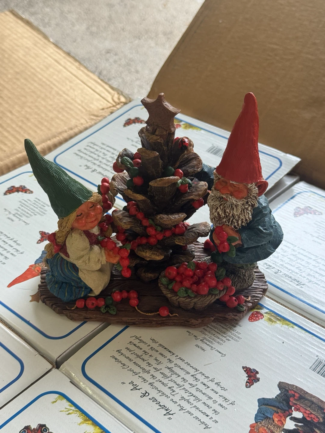Vintage Enesco Klaus Wickl Gnome Figurine
