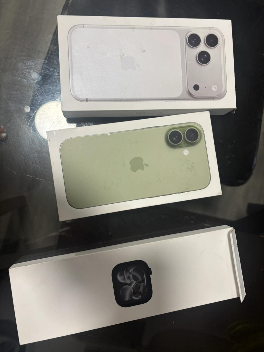 BOXES ONLY Apple iPhone and Apple Watch box set