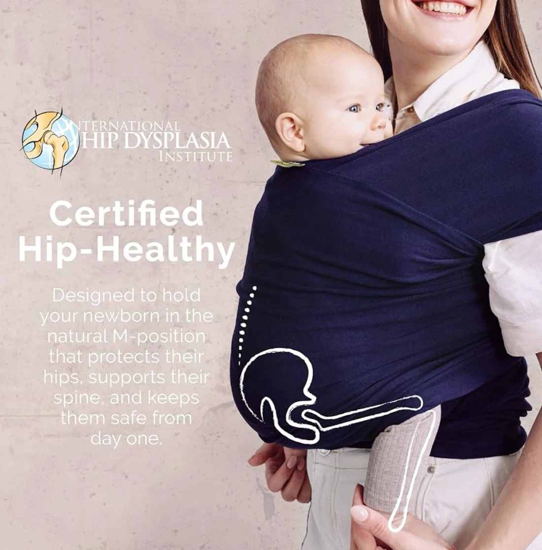 Boba Baby Wrap – Navy Blue | Brand New - photo 3