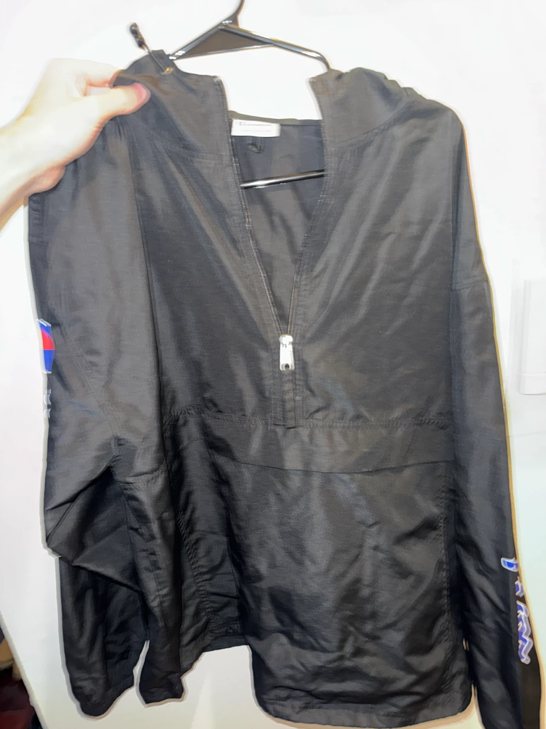 Champion Black Lightweight Anorak Jacket - photo 2