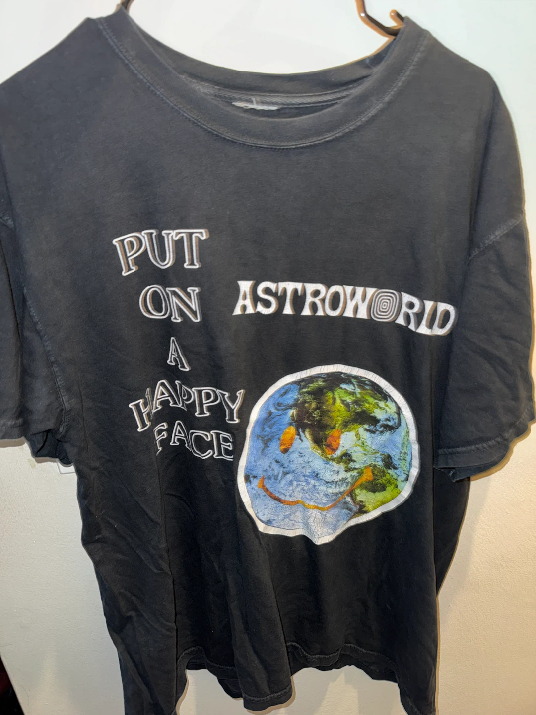 Travis Scott Astroworld Put On A Happy Face T-Shirt