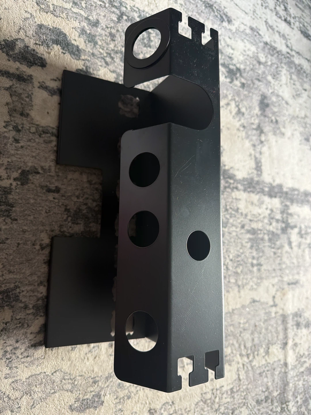 Black Metal Hair Tool Holder