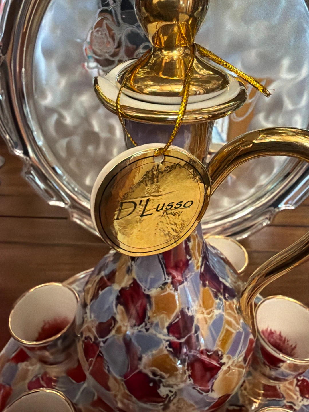 D'Lusso Designs Mosaic Decanter and Cup Set - photo 2
