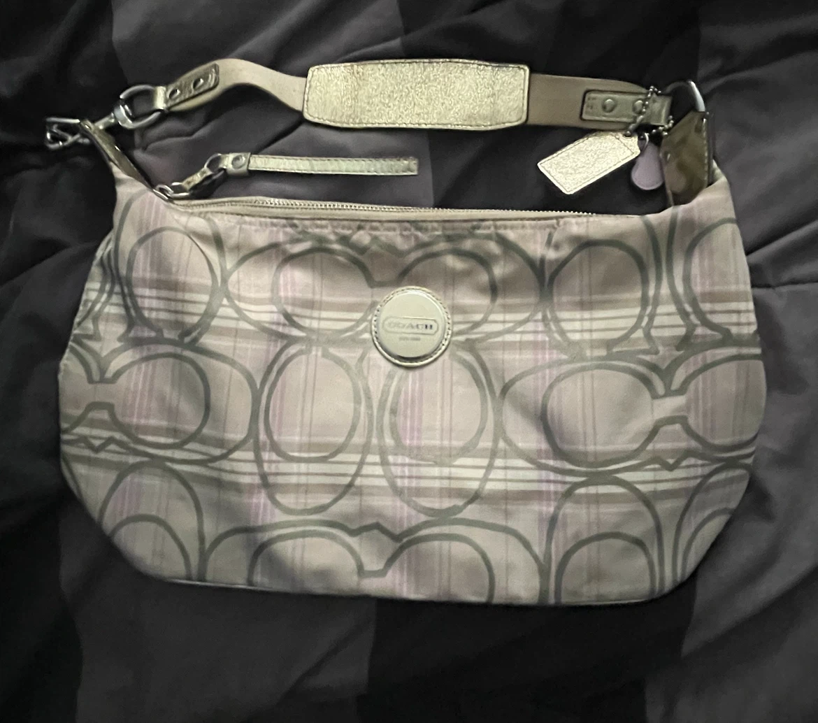 Coach Signature Plaid Hobo Bag - photo 2