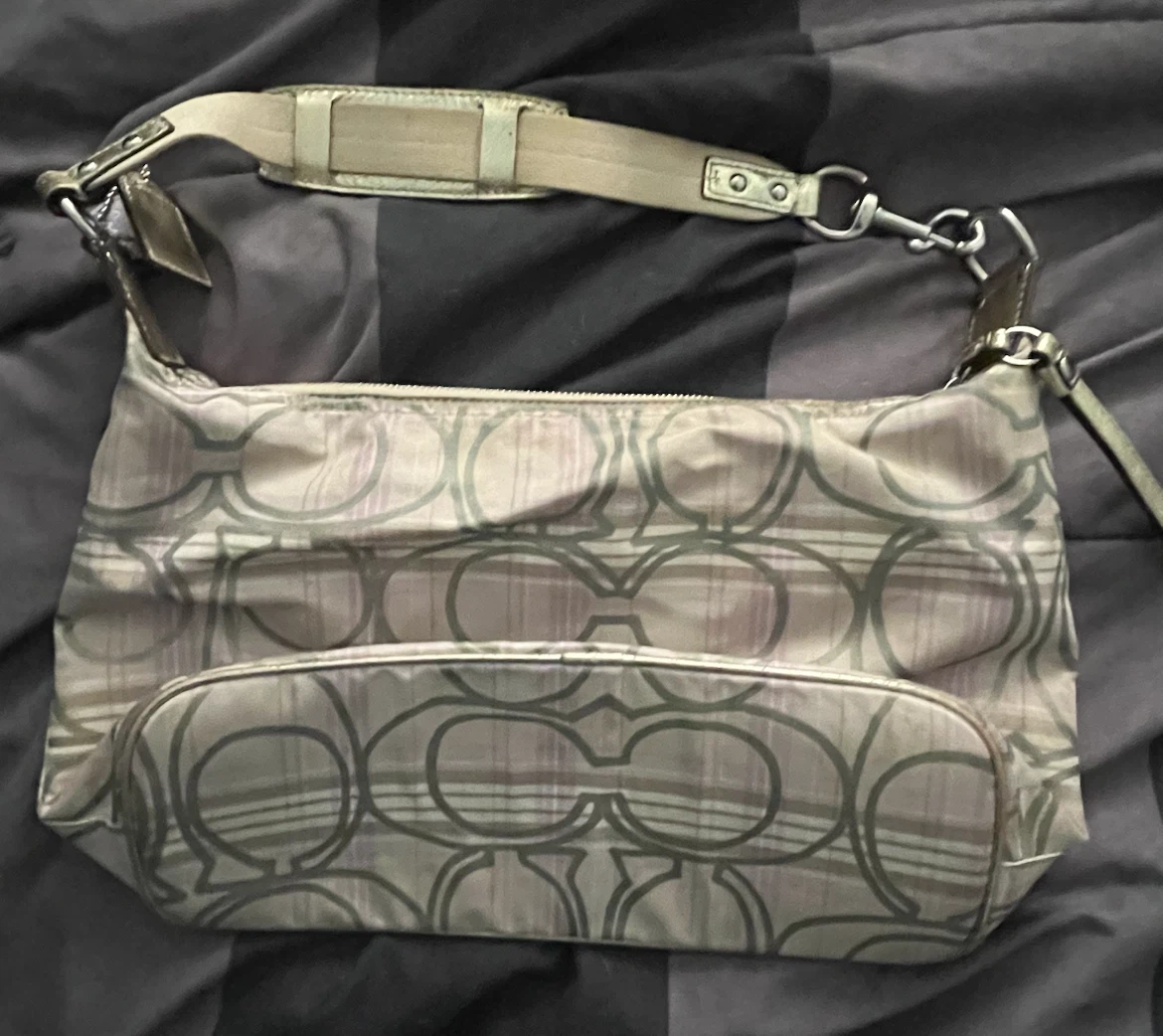 Coach Signature Plaid Hobo Bag - photo 3