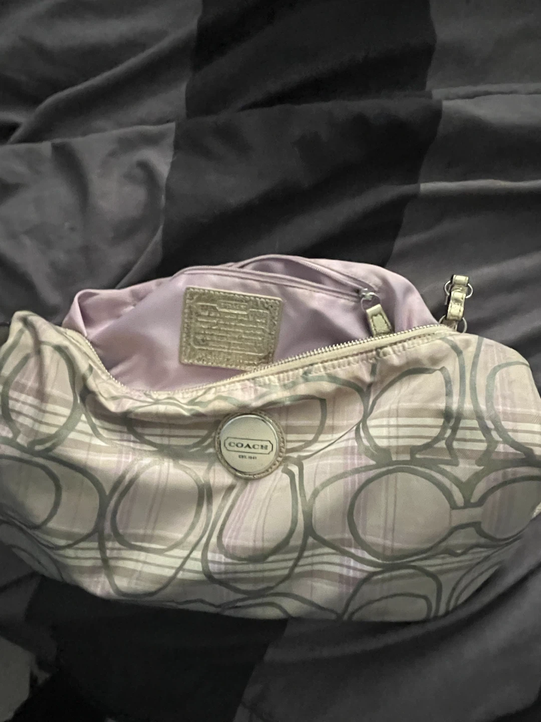 Coach Signature Plaid Hobo Bag - photo 4