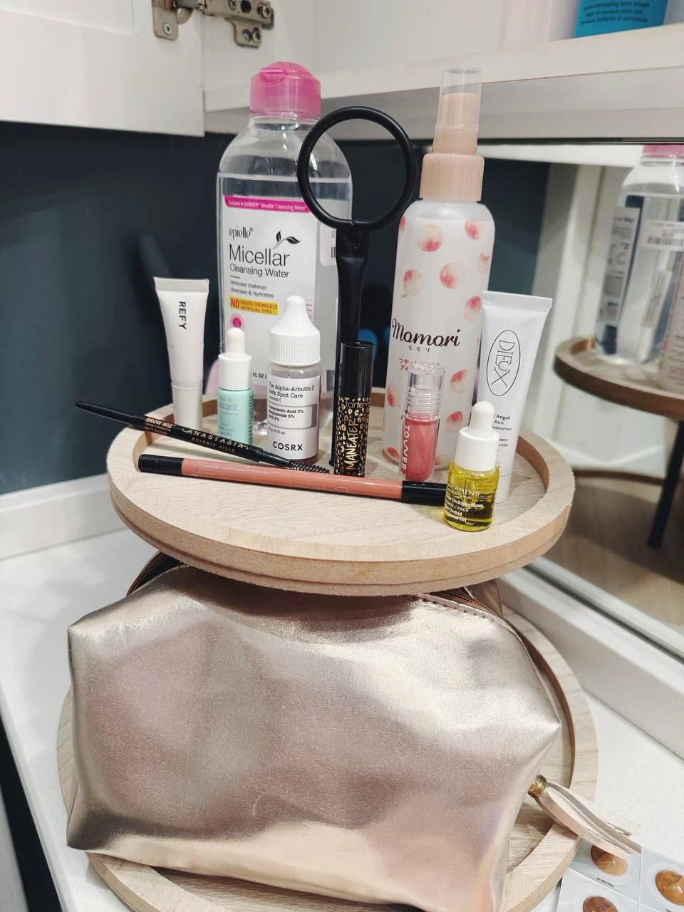Beauty Declutter Bundle + Hair Clips + Samples + Makeup Bag
