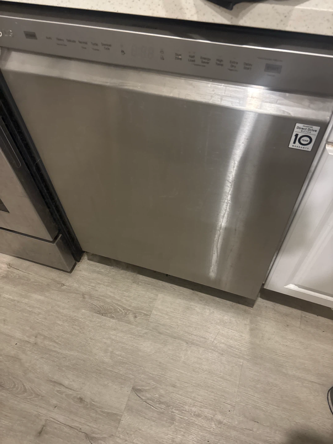 LG Stainless Steel Dishwasher like new real quiet.