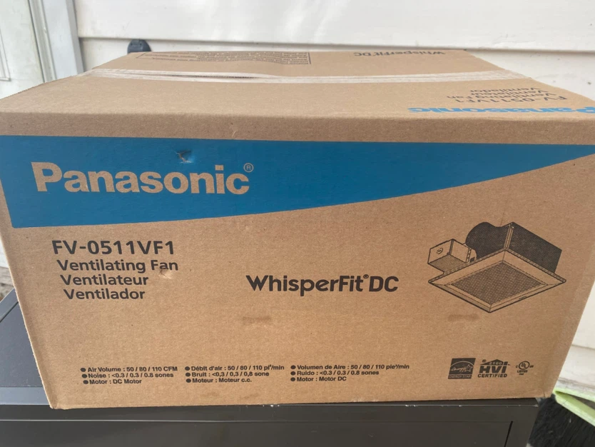 Panasonic WhisperFit DC Ventilating Fan FV-0511VF1