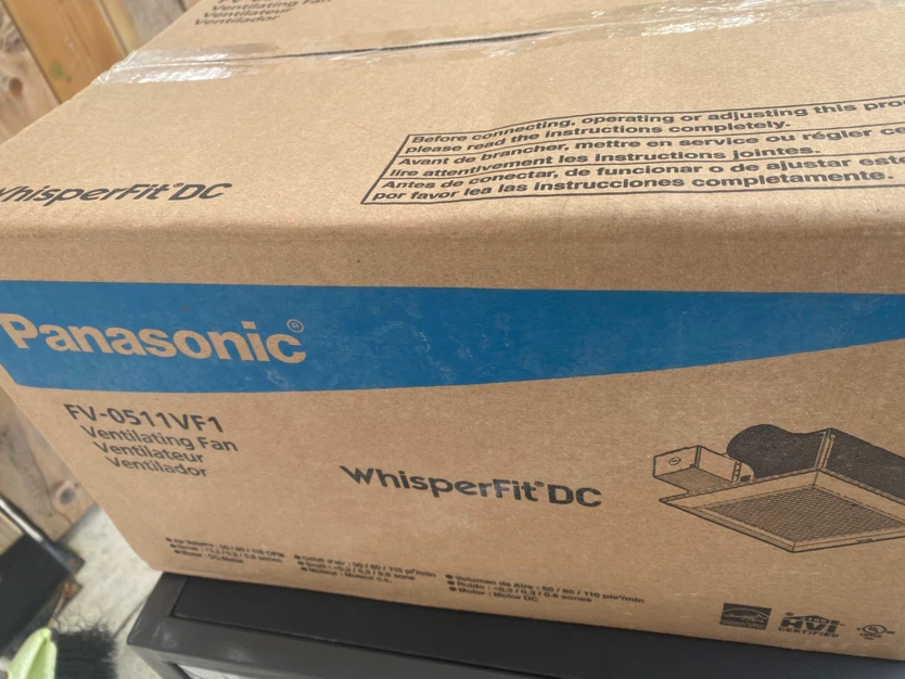 Panasonic WhisperFit DC Ventilating Fan FV-0511VF1 - photo 3
