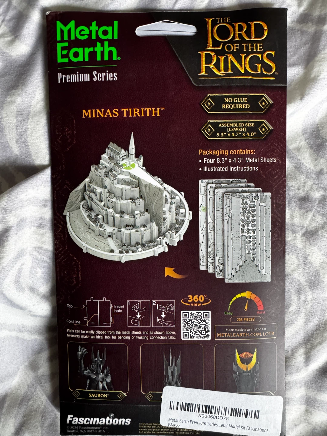 Metal Earth Premium Series Lord of The Rings