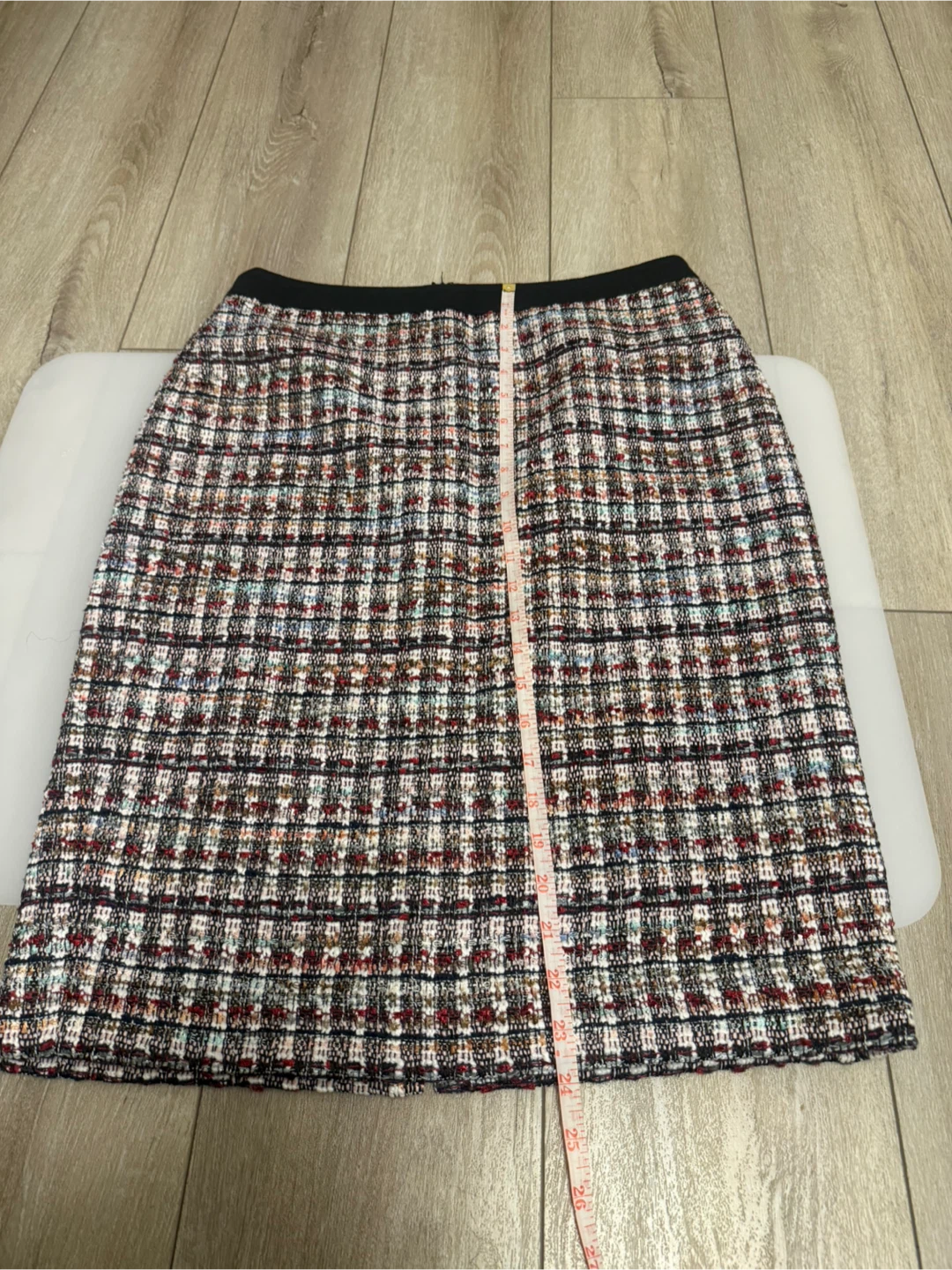 Talbots Women’s Tweed A-Line Skirt Size 6 Multicolor Plaid - photo 4