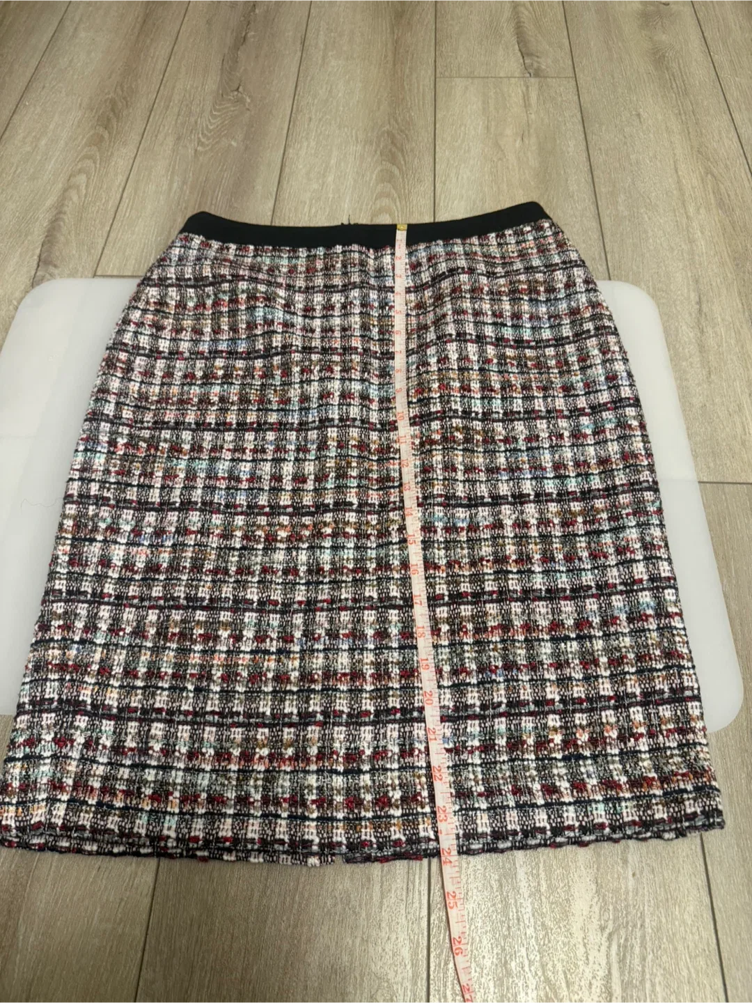 Talbots Women’s Tweed A-Line Skirt Size 6 Multicolor Plaid - photo 4