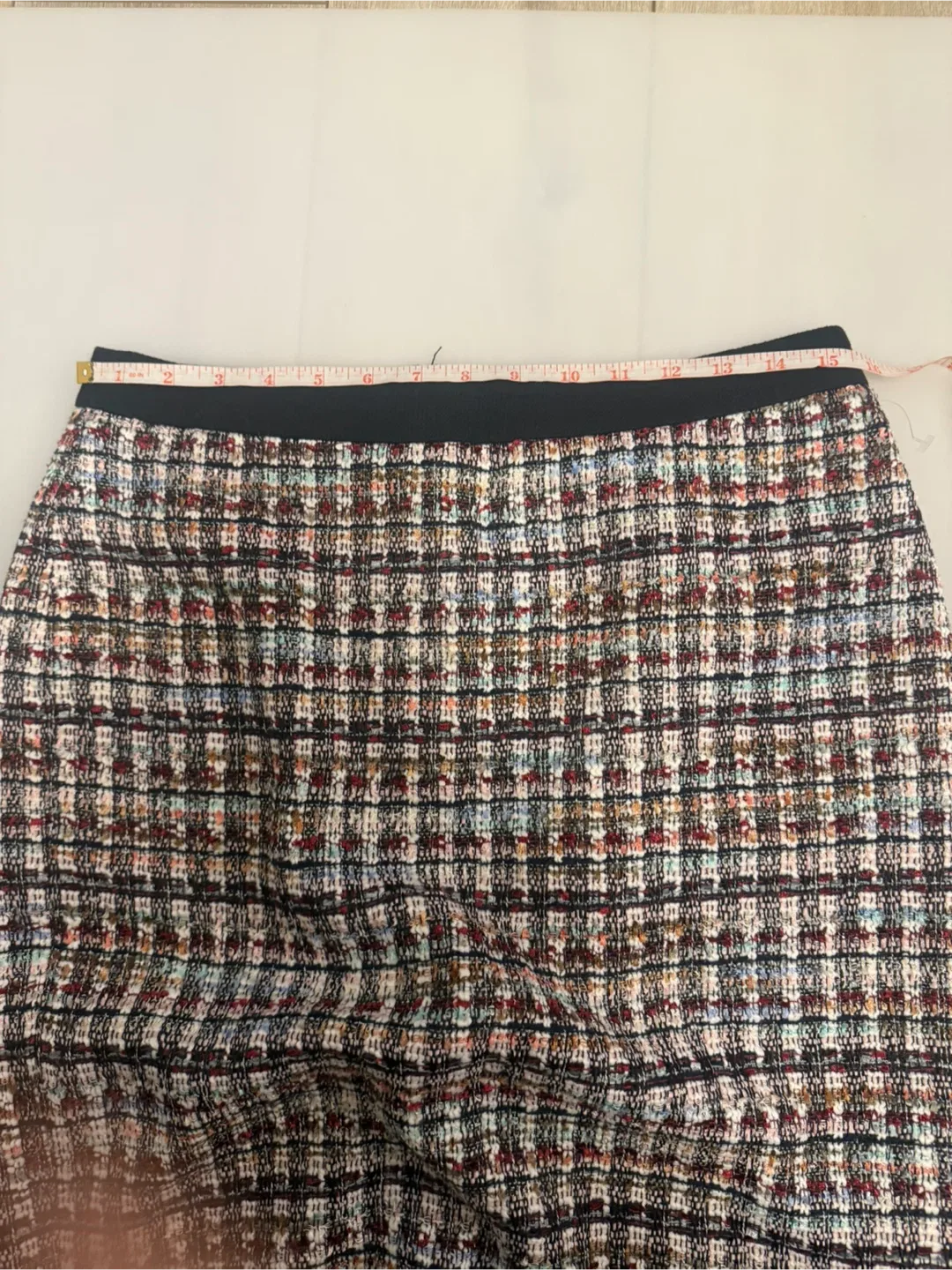 Talbots Women’s Tweed A-Line Skirt Size 6 Multicolor Plaid - photo 5