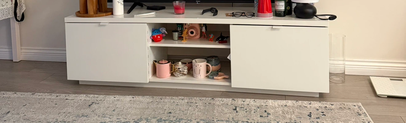 IKEA Besta TV Unit White