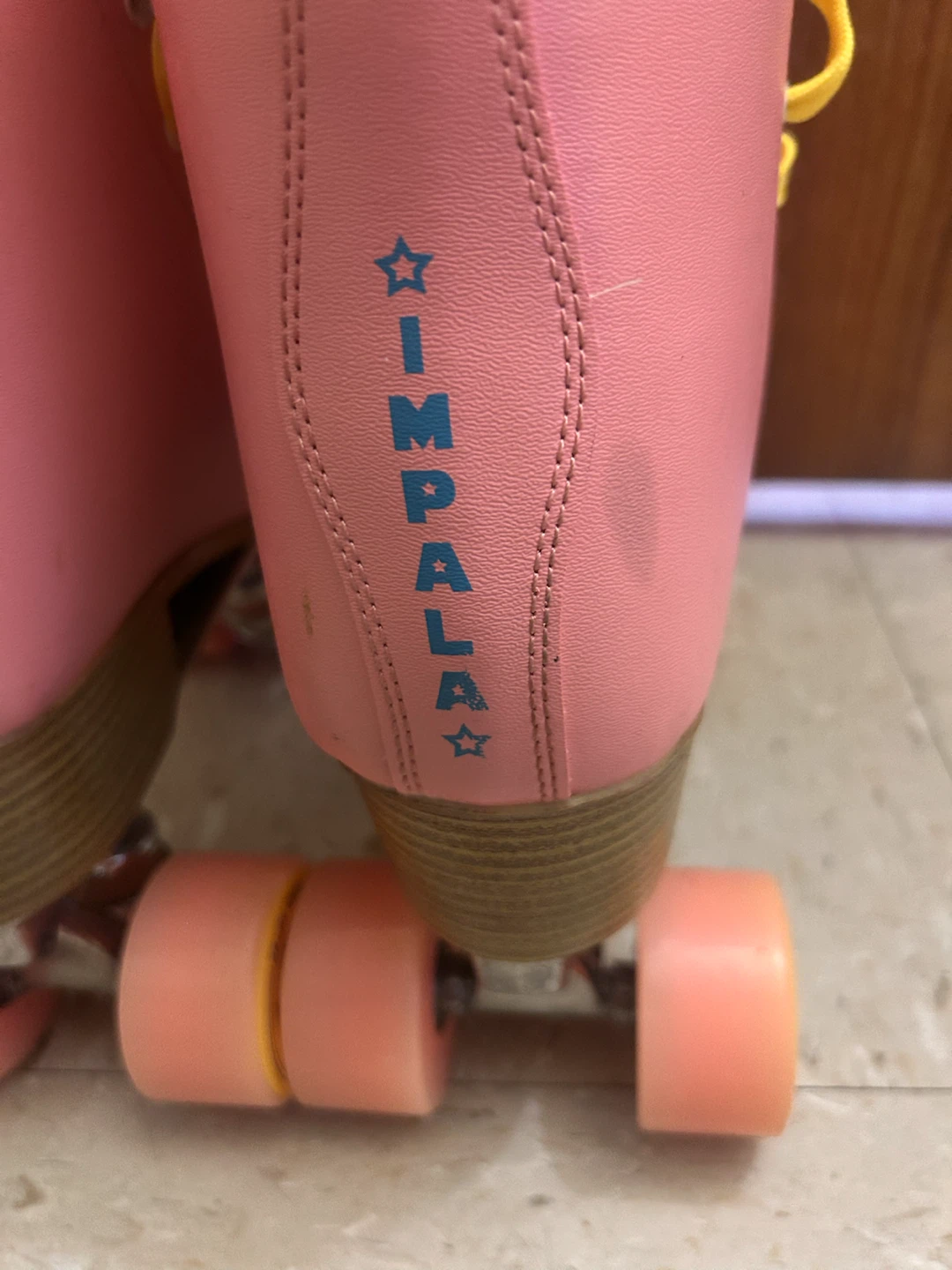 Impala Quad Roller Skates Pink and Yellow - photo 4
