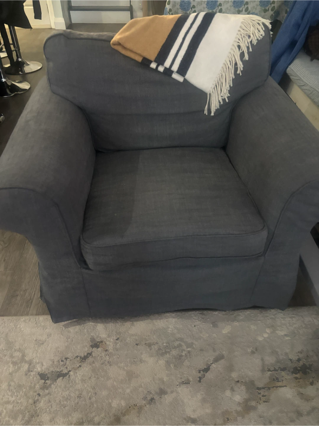 IKEA Ektorp Armchair in Dark Grey