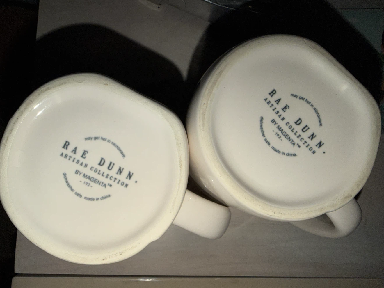 Rae Dunn His and Hers Large Letter Mug Set - photo 3