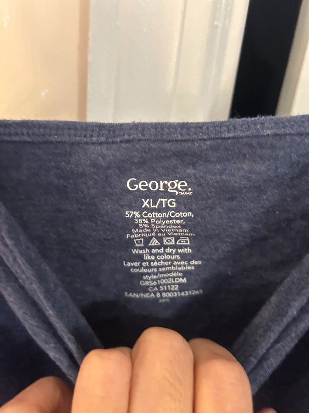 George Navy Blue Camisole Tank Top XL - photo 2