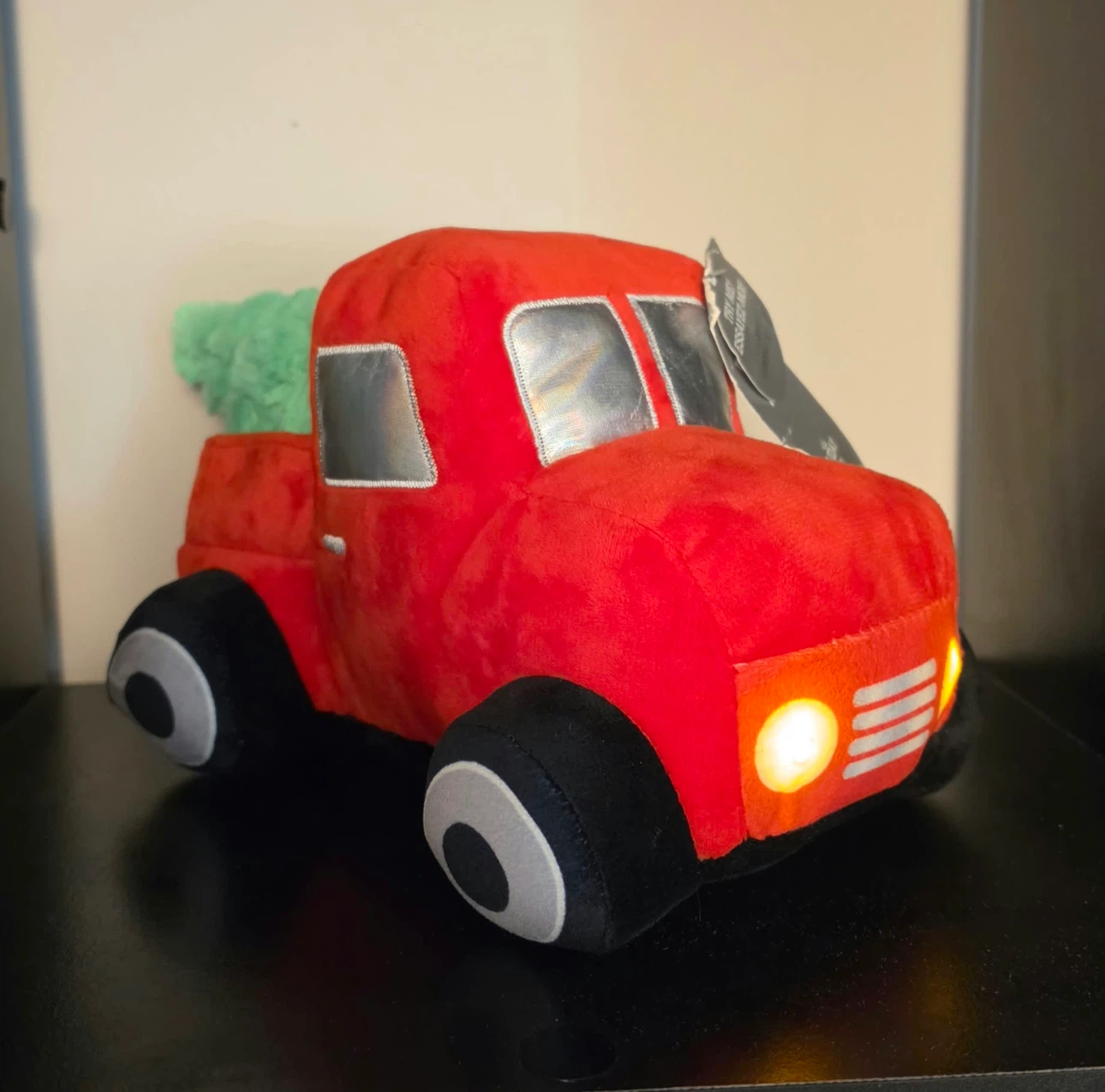 Holiday Time Plush Red Truck with Christmas Tree - photo 3
