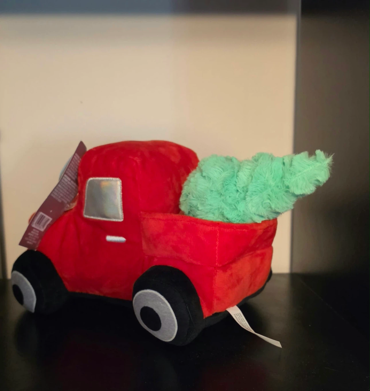 Holiday Time Plush Red Truck with Christmas Tree - photo 4