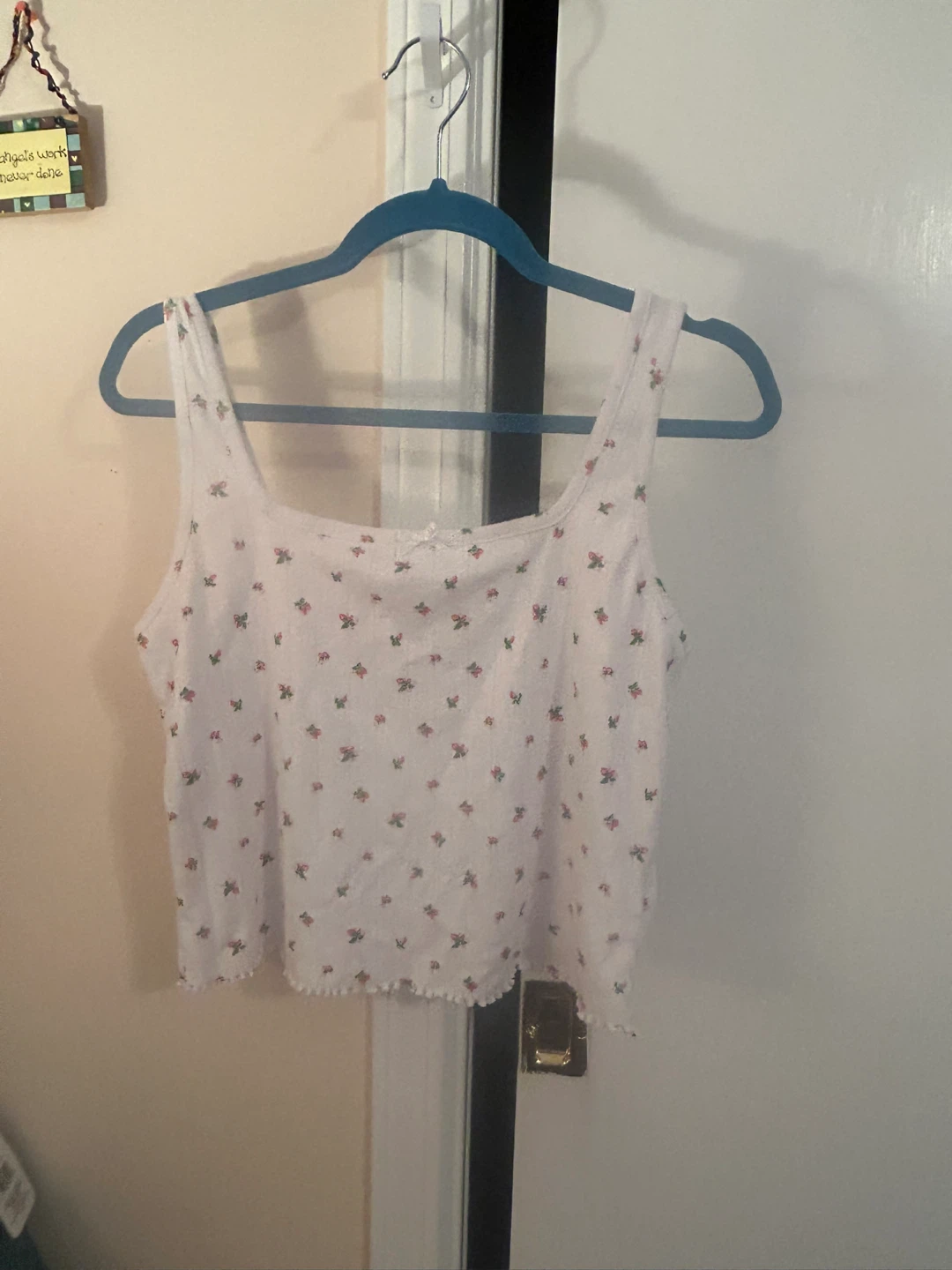 Joe Fresh White Floral Tank Top - photo 3