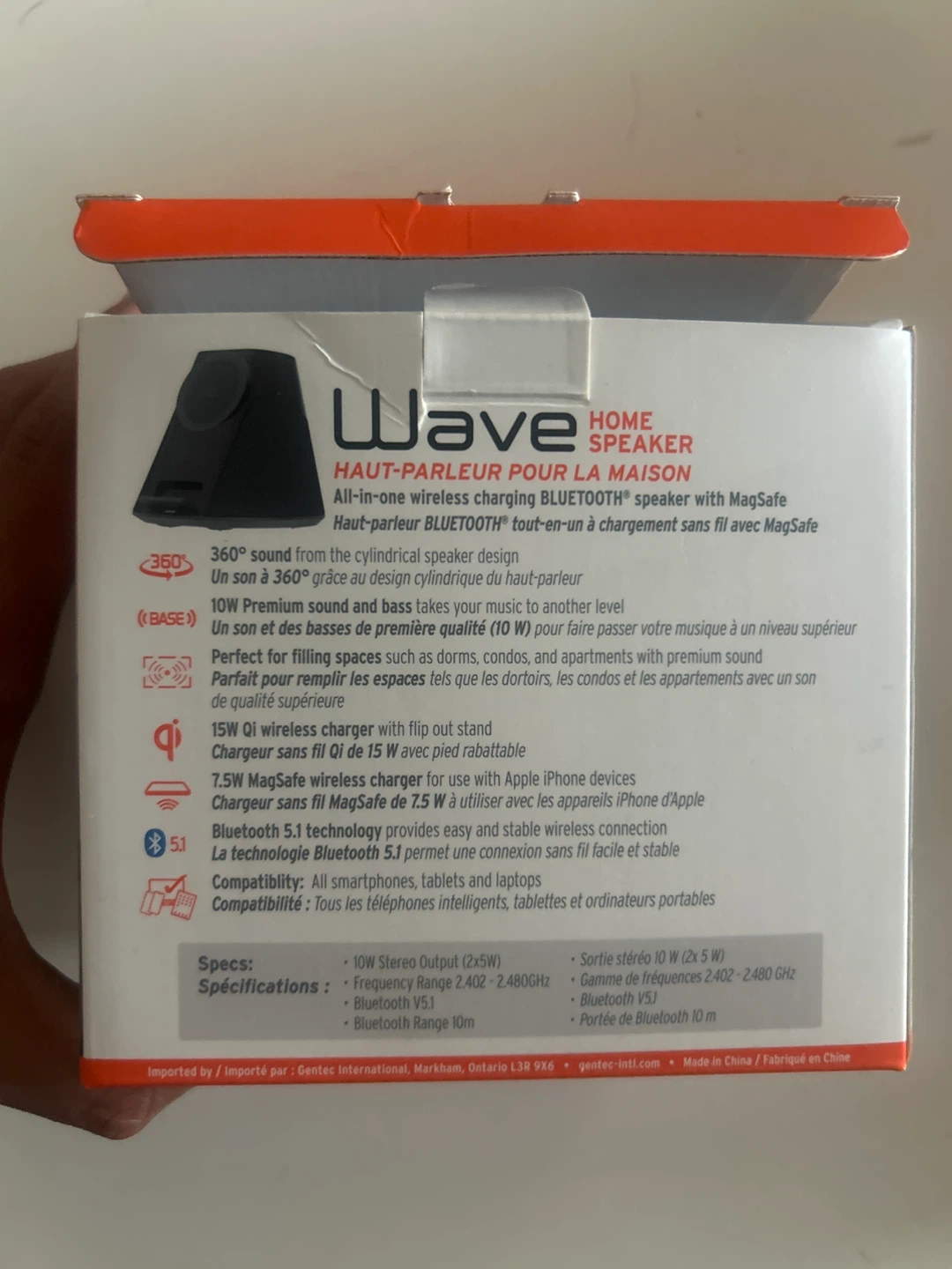 iQ Wave Home Bluetooth Speaker with Wireless Charger - photo 3