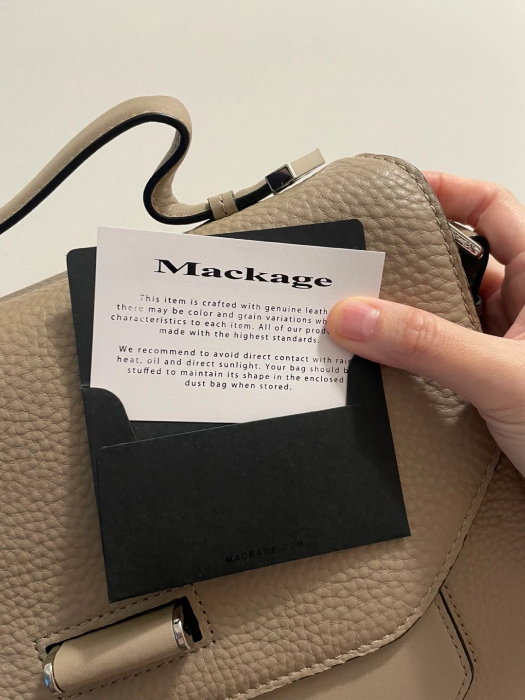 Mackage Grained Leather Messenger Bag - photo 4