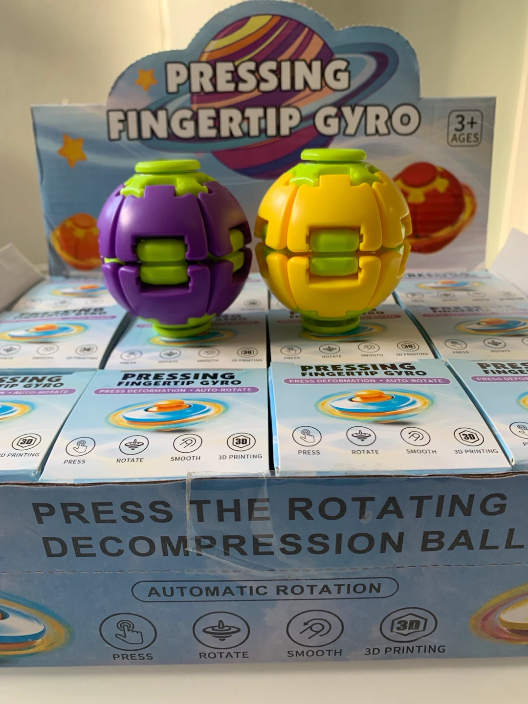 Pressing Fingertip Gyro Decompression Ball - photo 2
