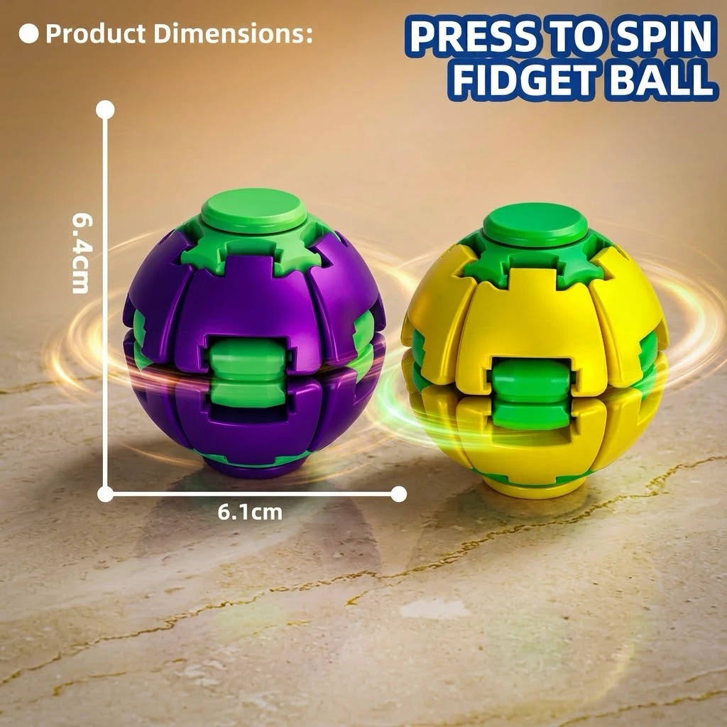 Pressing Fingertip Gyro Decompression Ball - photo 3