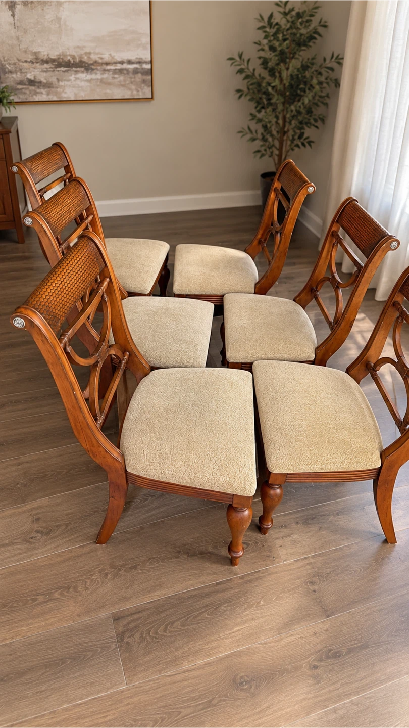 Set of 6 Ashley Furniture Dining Chairs