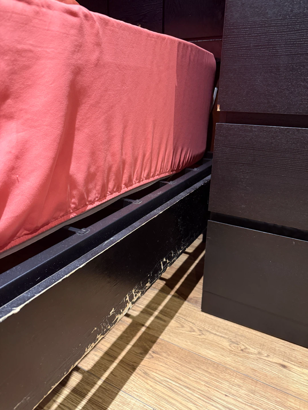 Queen Size Bed Frame & Head Board with metal slat support - photo 4