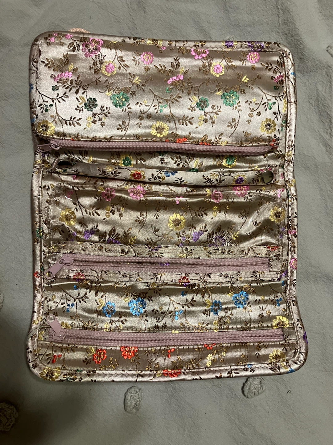 Floral Fabric Jewelry Organizer Set - photo 2