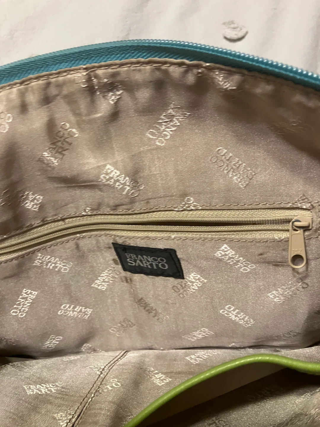 Franco Sarto Green Leather Handbag - photo 2