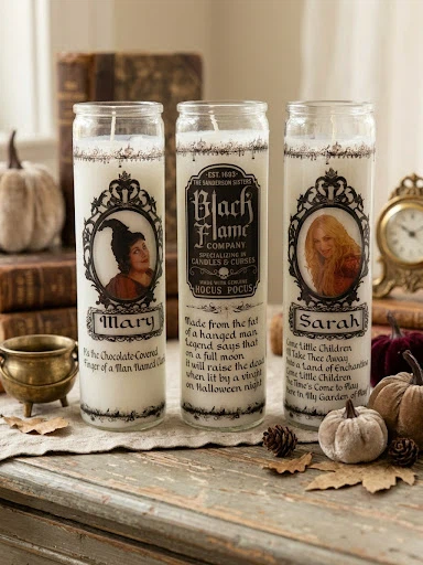 Hocus Pocus Sanderson Sisters Decorative Candles - photo 2