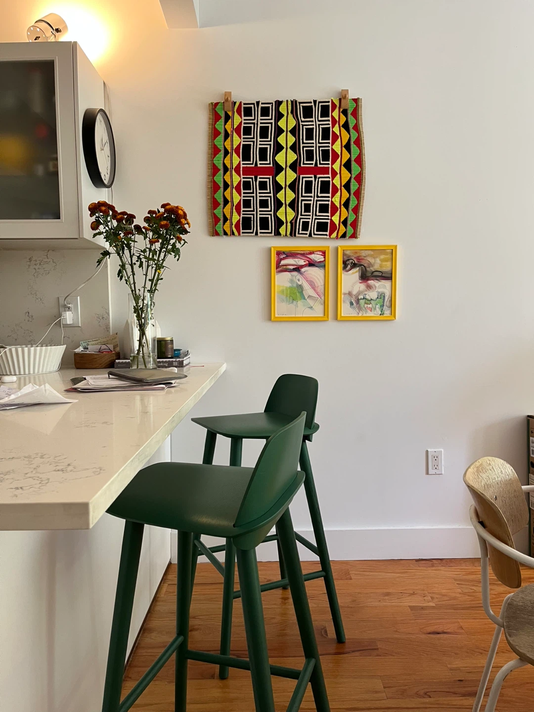 Muuto Nerd Bar Stools in Green