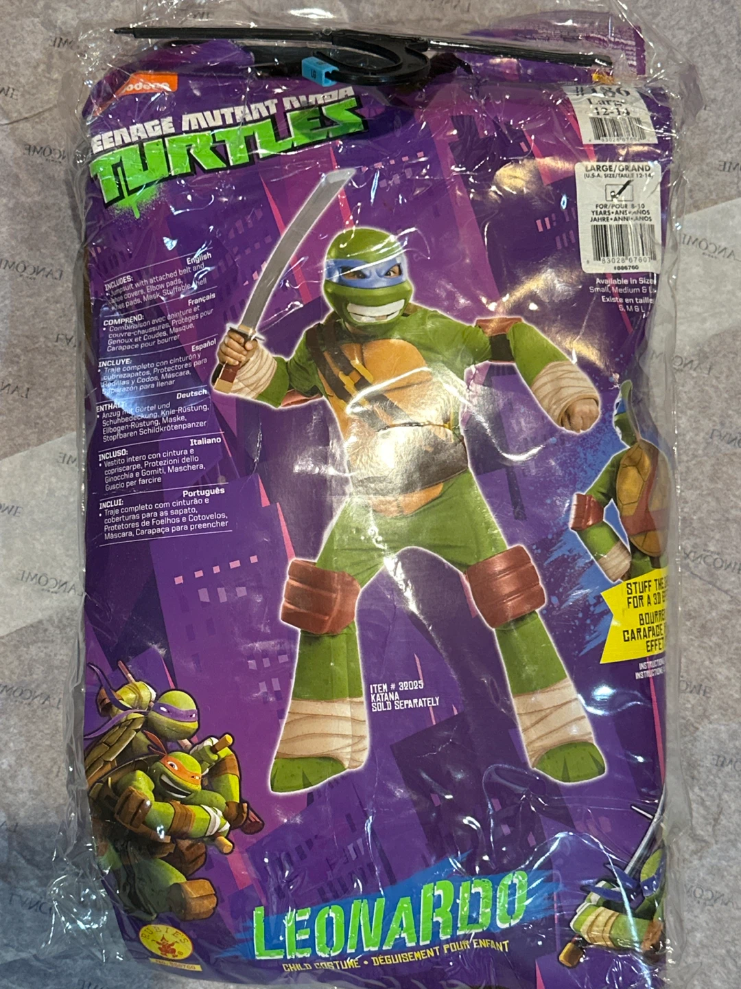 Rubie's Teenage Mutant Ninja Turtles Leonardo Costume - Large