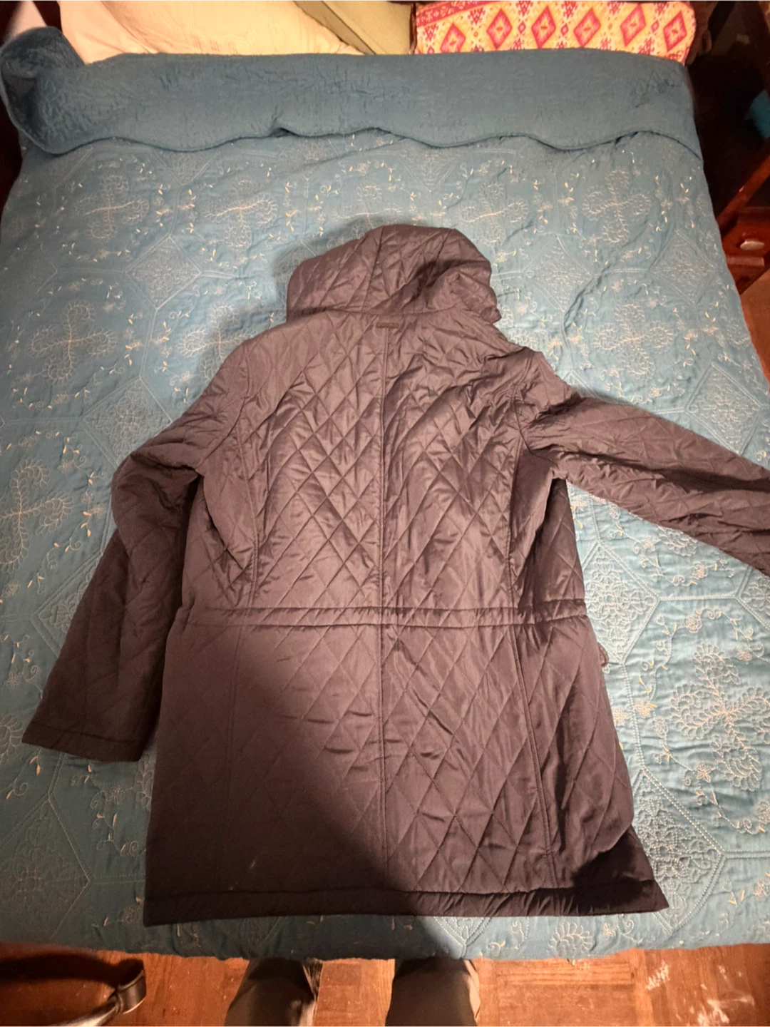 Quilted Brown Hooded Jacket - photo 3
