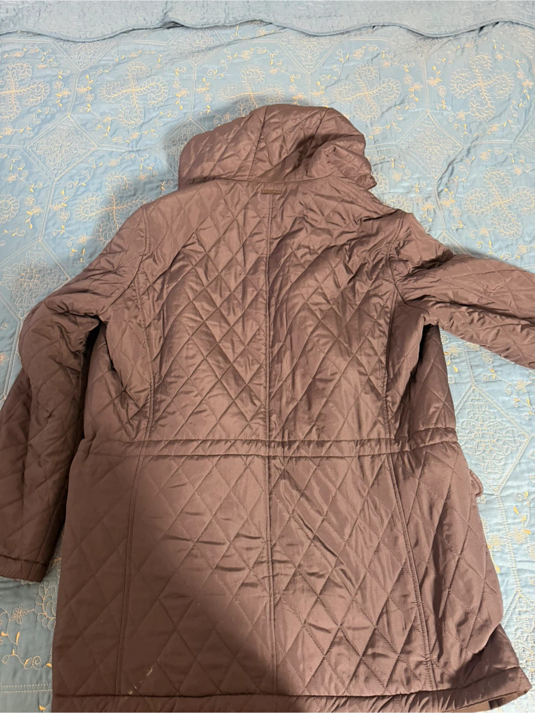 Quilted Brown Hooded Jacket - photo 4