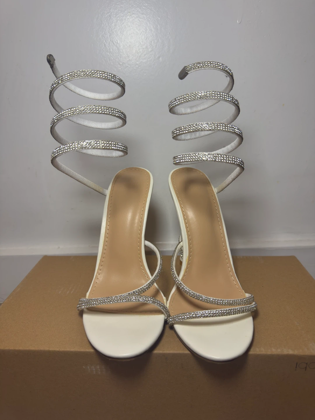 Delobi Rhinestone Spiral Heels - photo 5